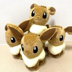 ポケモン めちゃもふぐっとぬいぐるみ イーブイフレンズ イーブイ　4個