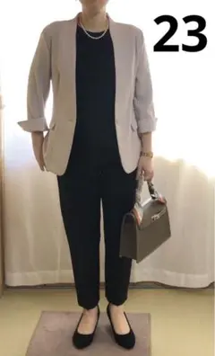 美品❗️卒園入学セレモニーCLOSSHI 楽ちんフォーマルパンプス 23センチ