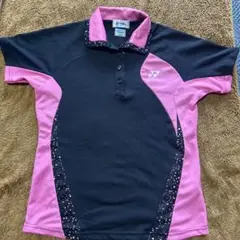YONEX Vercool ポロシャツ M 黒/ピンク