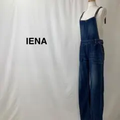 IENA イエナ デニムサロペット ブルー レディース