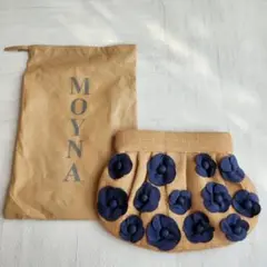 【MOYNA】Spic&Span フラワー装飾 クラッチバッグ