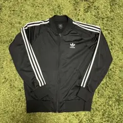 adidas ブラック ジャージ Oサイズ