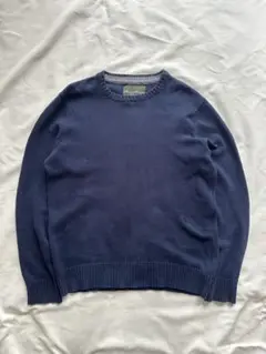 Eddie Bauer ネイビー ニットセーター Lサイズ