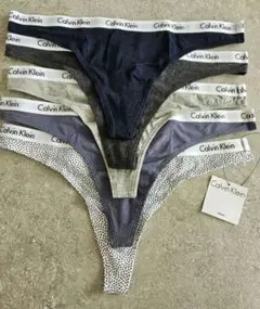 カルバンクラインCalvin KleinTバックソングThong 5枚 US M
