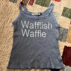 Wafflish Waffle ネイビー タンクトップ