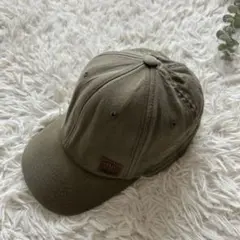 フレックス FLEX FIT キャップ　帽子　カーキ　ロゴ