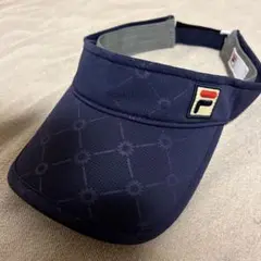 FILA ネイビー パターン キャップ