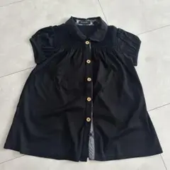 BURBERRY ブラック 半袖シャツ 130A