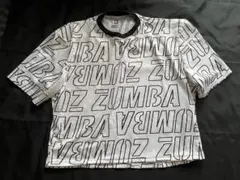 ZUMBA メッシュダンスシャツ ホワイト/ブラック