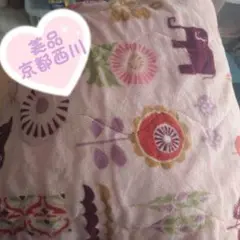 △〖美品〗京都西川 敷パット 敷毛布 ピンク シングル 寝具