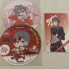 アイドルマスターSideM 榊夏来 アニカフェ コースター ミニブロマイド