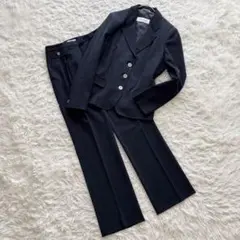 【マックスマーラ】白タグ　セットアップ　ジャケット　パンツ　ステッチ 紺