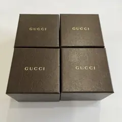 GUCCI グッチ ジュエリー ボックス リング用 ブラウン 4点セット