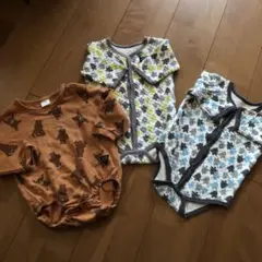 サイズ全て70cm•ロンパース　3着