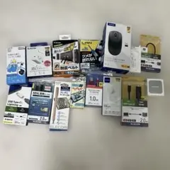 【中古・ジャンク品扱い】ELECOM製品まとめ売りセット（全15点）　006