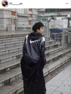 あおば着用 Nike ナイロン トレーナー y2k
