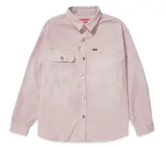 Supreme washed corduroy shirt pink M