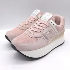 new balance ニューバランス 厚底 スニーカー 23.5cm ピンク