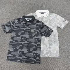 【２枚セット！】OUTDOOR 迷彩柄ポロシャツ 2色セット