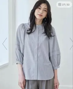 any Fam 接触冷感 抗菌防臭/速乾クションタックスリーブブラウス