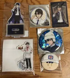 テニスの王子様 テニプリ 越前リョーマ 缶バッジ＆アクスタ＆カード 6点セット