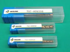 MiSUMi 超硬エンドミル　TSC-HEM 3S 4,6,8　 3本セット