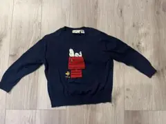 ユニクロ　スヌーピー　綿ニット　110