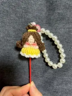 ミニあみぐるみ　キーホルダー付き