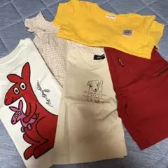 子ども服　半袖　夏服　ズボン　90cm ５点セット