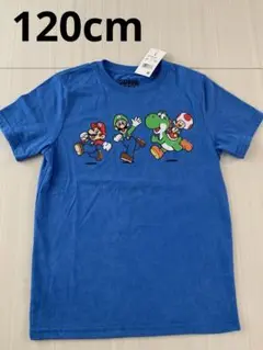訳あり　任天堂スーパーマリオ 半袖 ブラザーズ　ルイージ　Tシャツ　120cm