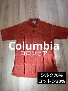 Columbia コロンビア 半袖シャツ トップス アウトドア シルク混