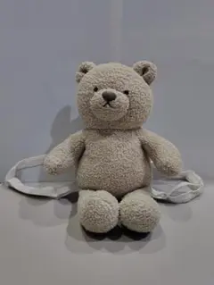 ジェラピケ、くまのぬいぐるみリュックサック