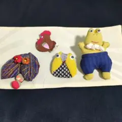 訳あり敬老の日プレゼント用・動物モチーフ ハンドメイド ブローチ