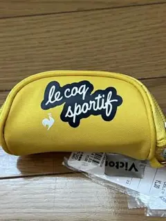 le coq sportif イエロー ボールケース　ポーチ