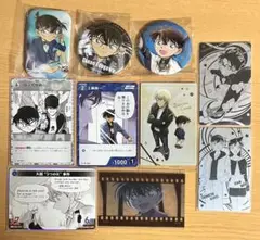 名探偵コナン トレーディングカード 缶バッジ　セット　コナン　新一