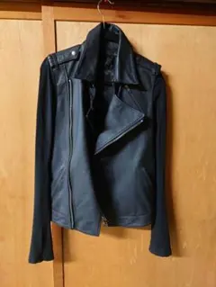 入手困難✨ LGB ルグランブルー レザージャケット 襟元 本革 ブラック LGBエルジービー ルグランブルー SS-RIDERSシングルレザー