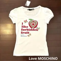 〓新品〓モスキーノLove Moschino 白Tシャツ　可愛いサイズ：M〜L