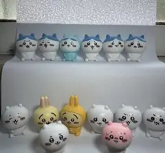 ちいかわやハチワレのミニフィギュアセット（おまけ付き）