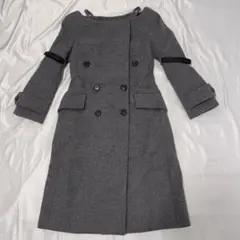 極美品 PRADA 2017年モデル オフショルダー ロングコート