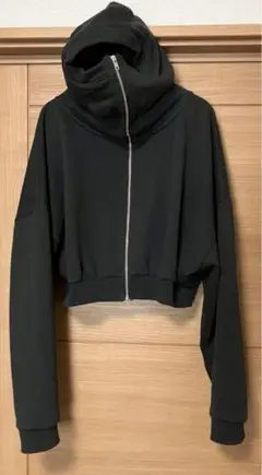 （サイズM）Entire Studios Cropped Full Zip 黒