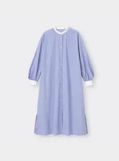 GU ストライプ　シャツワンピース Mサイズ