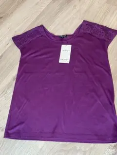 INDIVI 紫色 Tシャツ サイズ38