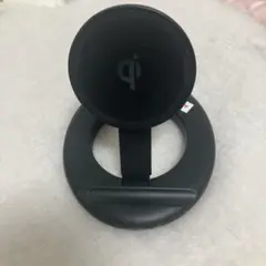 ワイヤレス充電スタンド Qi対応 ブラック