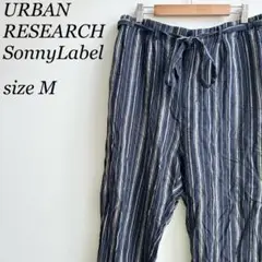 URBAN RESEARCH SonnyLabel ストライプ パンツ リネン