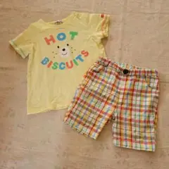 ホットビスケッツ　半袖Tシャツとズボン　90㎝