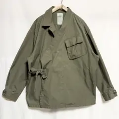 XLサイズ!CLUBSTUBBORN リップストップミリタリー作務衣ジャケット
