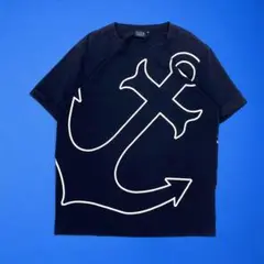 MUTA ムータ マリン 半袖 Tシャツ XL ネイビー ロゴ柄 ゴルフ