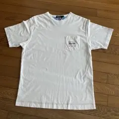 Nautica ホワイト ポケット付き Tシャツ L