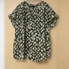 BANANA REPUBLIC 半袖シャツ L アニマルプリント