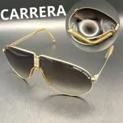 【美品】カレラ　サングラス　ポルシェデザイン　折りたたみ　5622 ゴールド